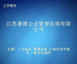 江蘇康德企業(yè)管理咨詢 專業(yè)驅(qū)動(dòng)，賦能江蘇信息技術(shù)咨詢服務(wù)升級(jí)
